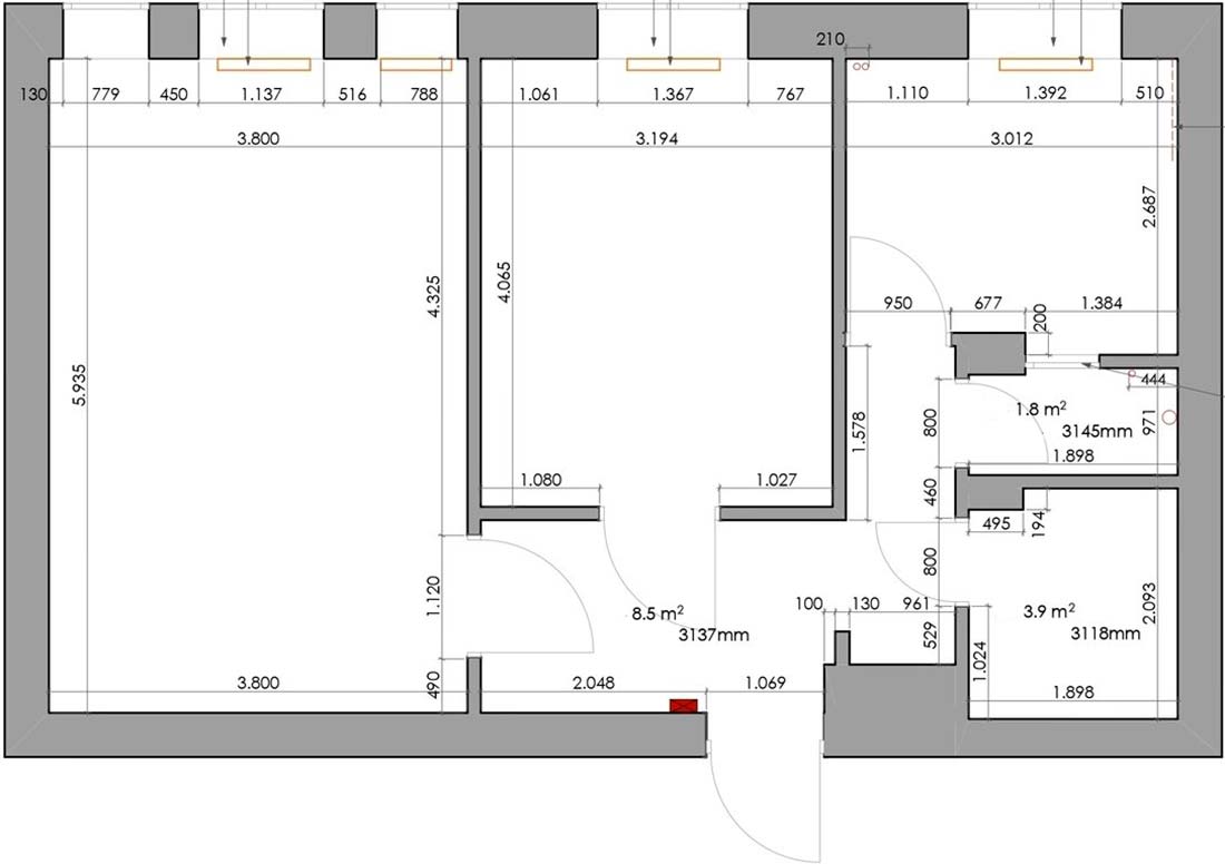 Nincs gyerekszoba egy kétszobás lakásban? Így bővítette a funkciókat a tervező 58m2-en Nincs gyerekszoba egy kétszobás lakásban? Így bővítette a funkciókat a tervező 58m2-en