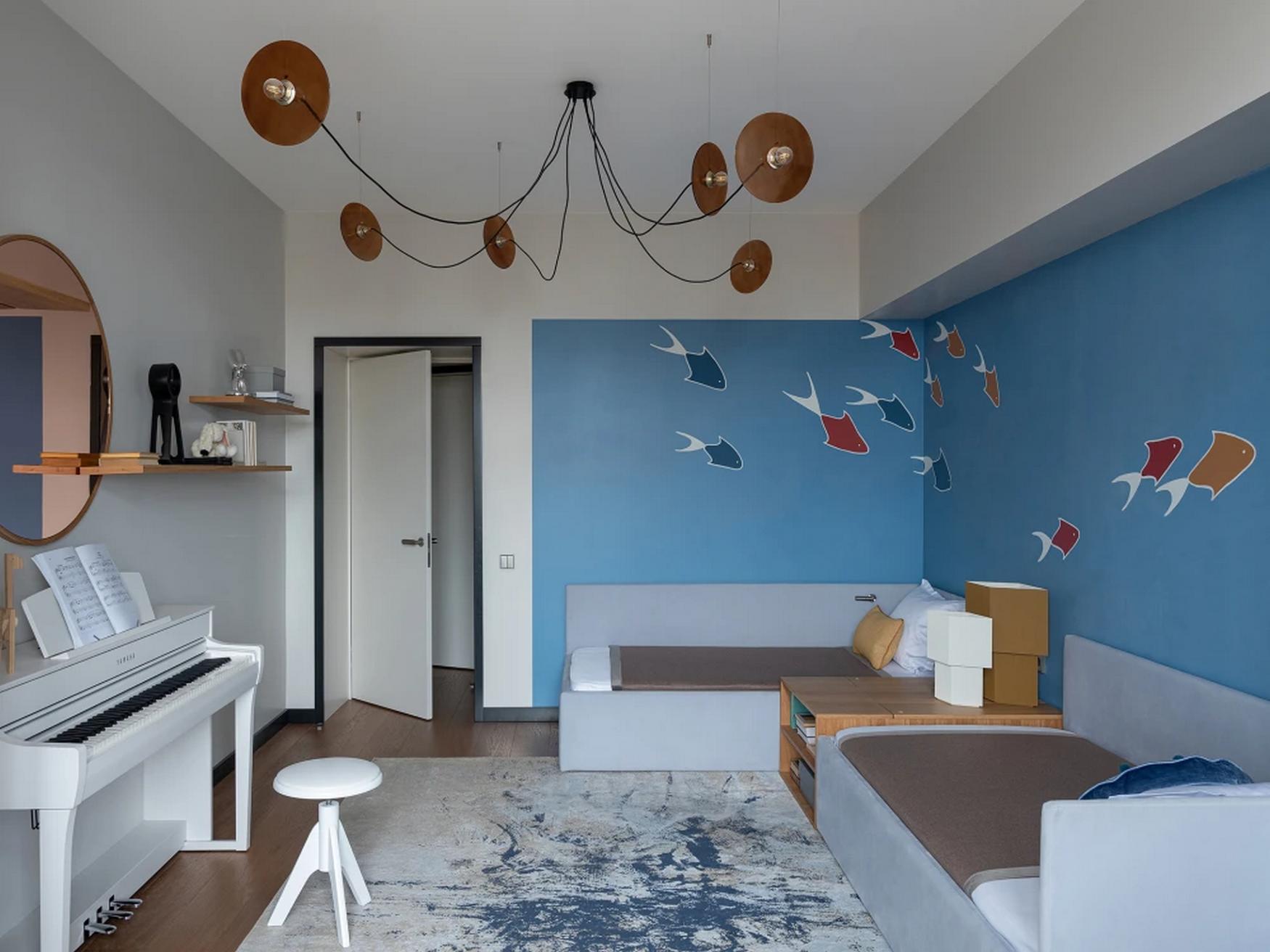 Nő és két lányának otthona, melynek színvilágát egy francia rövidfilm inspirálta Nő és két lányának otthona, melynek színvilágát egy francia rövidfilm inspirálta