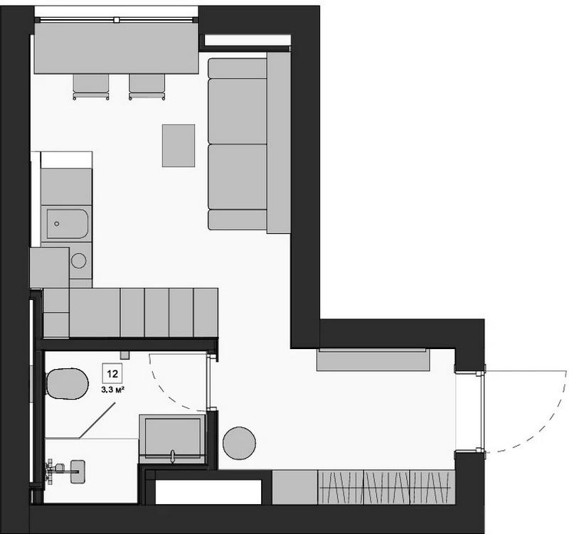Pici otthon 19 m²-en: kreatív berendezés, amit a japán mikrolakások inspiráltak Pici otthon 19 m²-en: kreatív berendezés, amit a japán mikrolakások inspiráltak