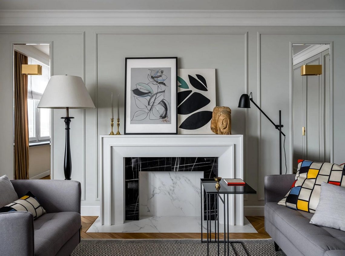 Üzletasszony kifinomult, klasszikus hangulatú otthona, 63m2