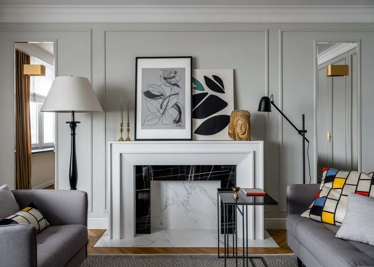 Üzletasszony kifinomult, klasszikus hangulatú otthona, 63m2