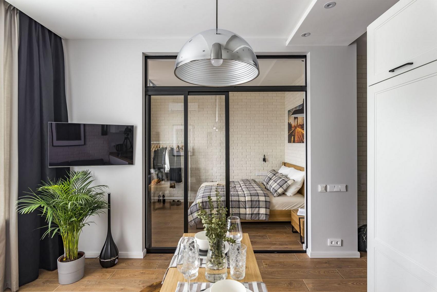 Világos, érdekes és tágasnak tűnik: kis 38m2-es lakás gardróbhelyiséggel Világos, érdekes és tágasnak tűnik: kis 38m2-es lakás gardróbhelyiséggel