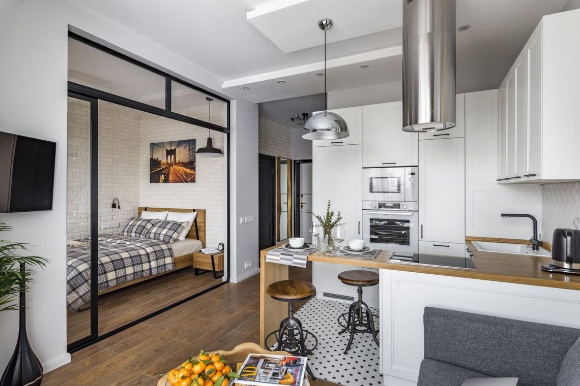 Világos, érdekes és tágasnak tűnik: kis 38m2-es lakás gardróbhelyiséggel