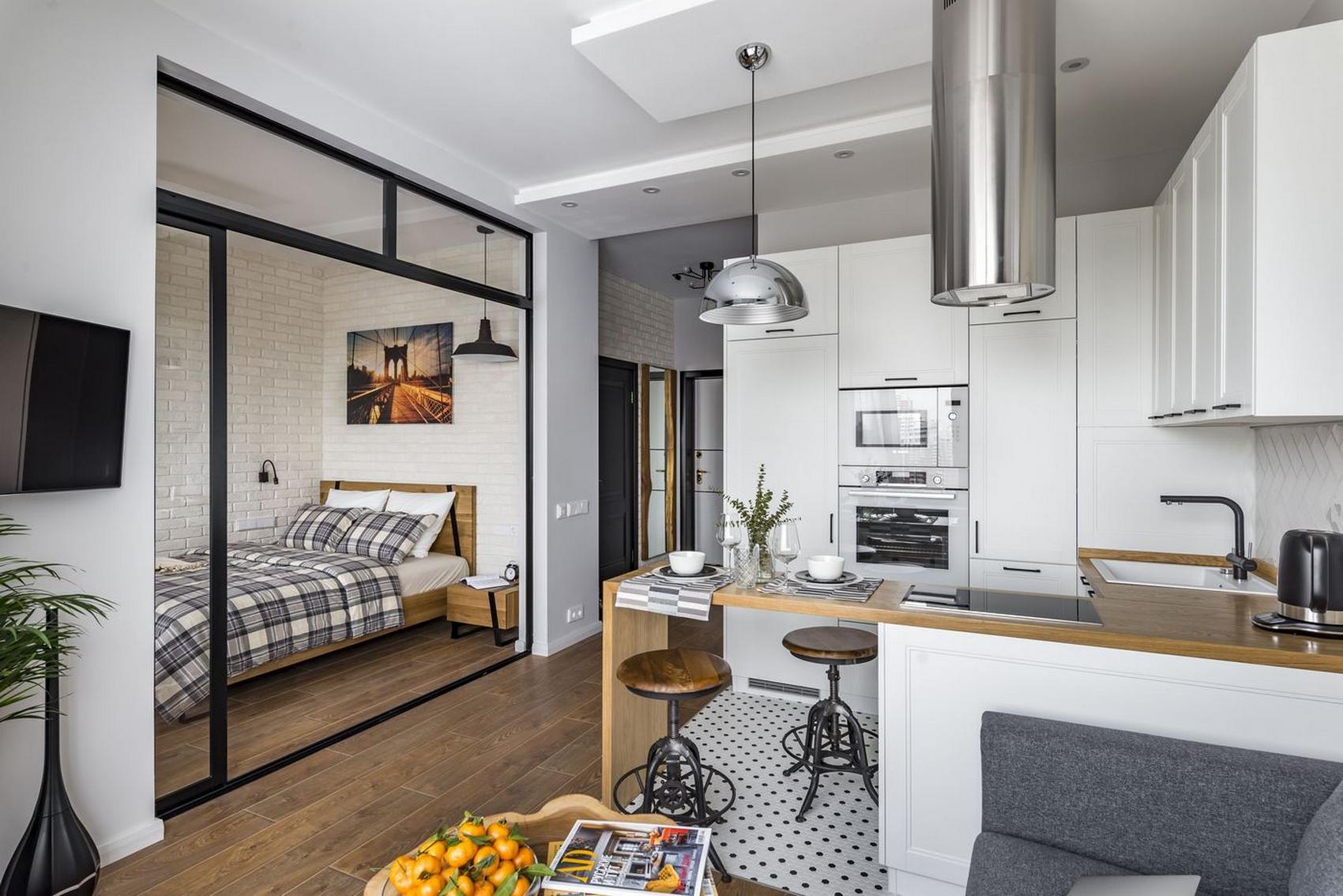 Világos, érdekes és tágasnak tűnik: kis 38m2-es lakás gardróbhelyiséggel Világos, érdekes és tágasnak tűnik: kis 38m2-es lakás gardróbhelyiséggel