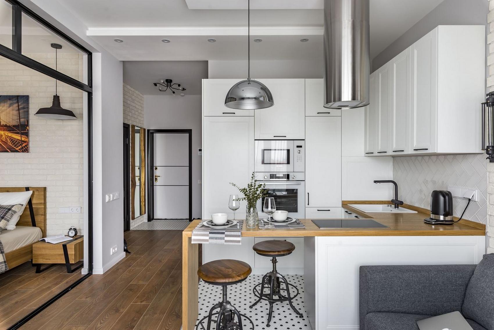 Világos, érdekes és tágasnak tűnik: kis 38m2-es lakás gardróbhelyiséggel Világos, érdekes és tágasnak tűnik: kis 38m2-es lakás gardróbhelyiséggel