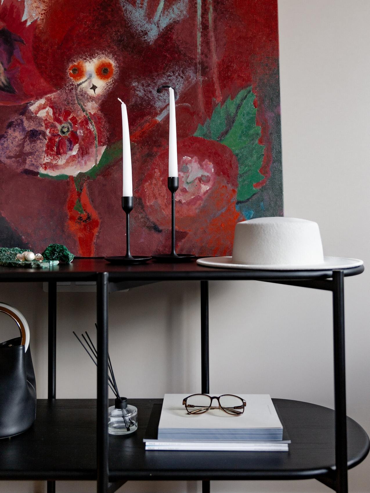 Bátran választott színeket a fiatal gyermekes család a háromszobás otthonában