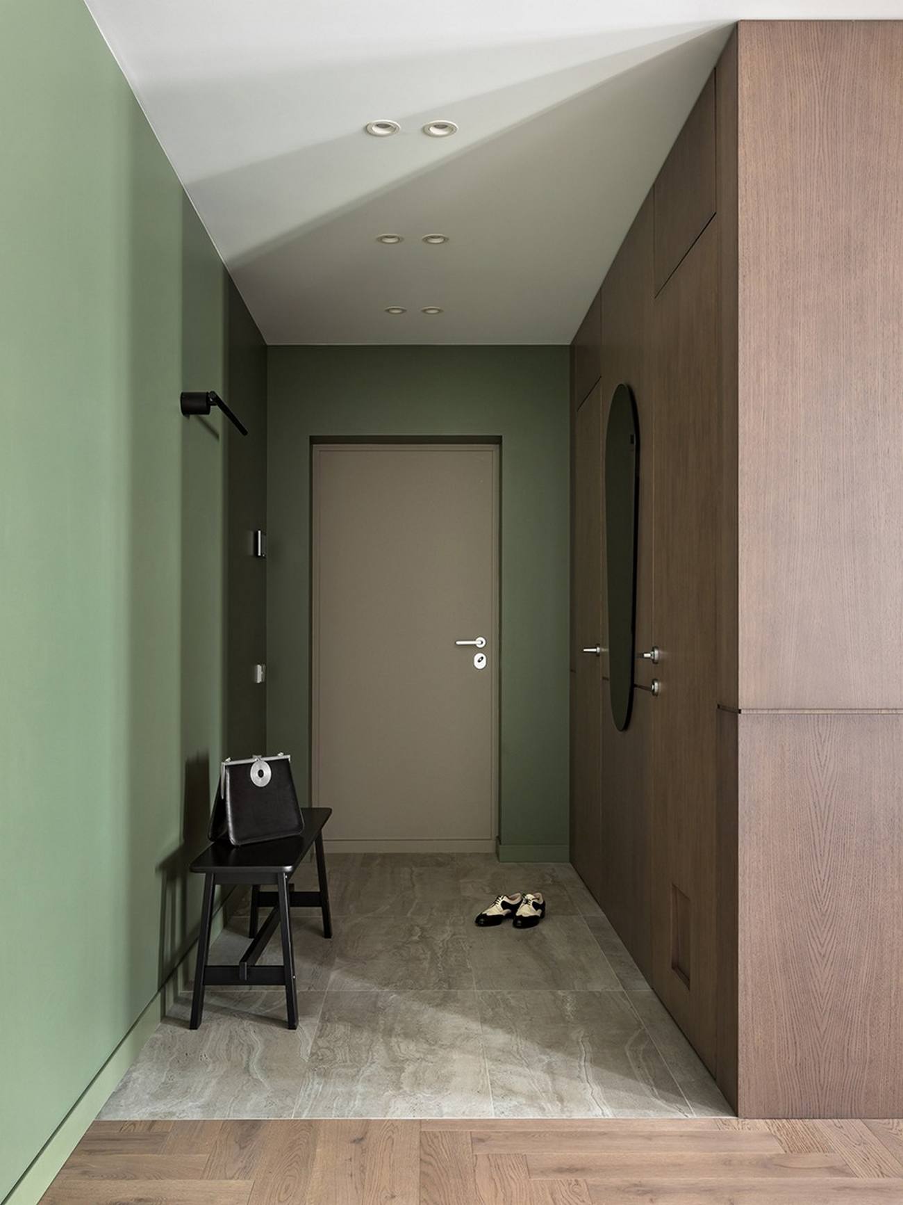 Az északi erdők színvilága egy tágas városi lakás barátságos tereiben Az északi erdők színvilága egy tágas városi lakás barátságos tereiben