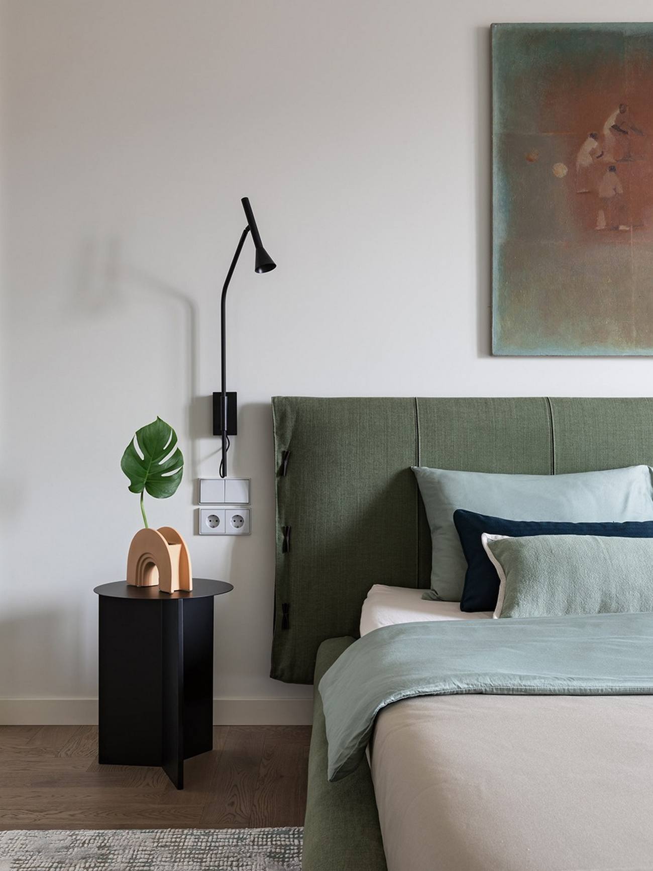 Az északi erdők színvilága egy tágas városi lakás barátságos tereiben Az északi erdők színvilága egy tágas városi lakás barátságos tereiben