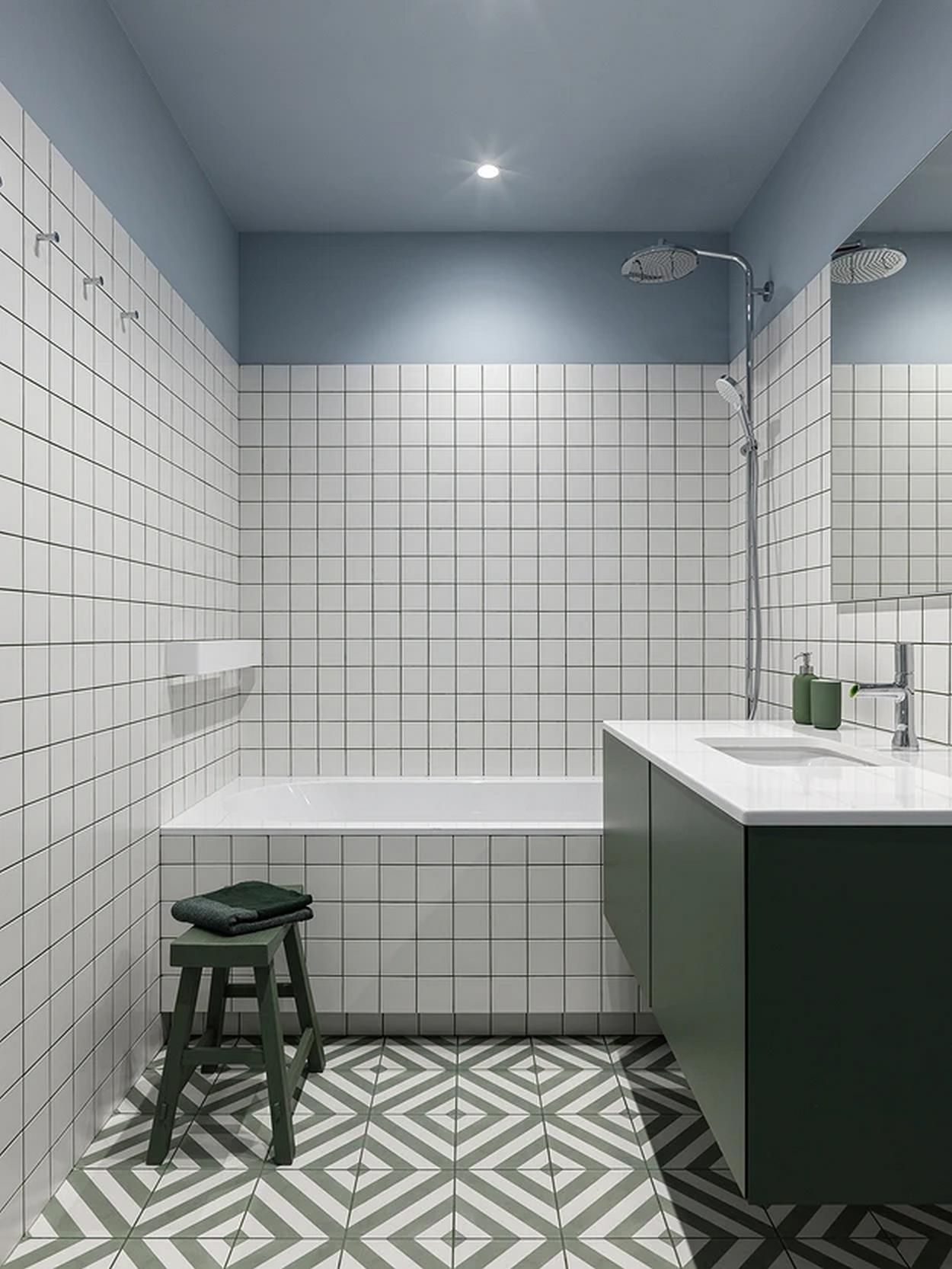 A férfias alapnak színekkel és érdekes formákkal adott érzelmi töltetet a lakberendező, 69 m²