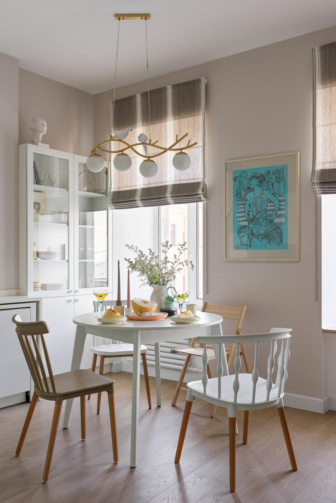 Fiatal doktornő otthona finom, tavaszt idéző enteriőrrel, 59 m2