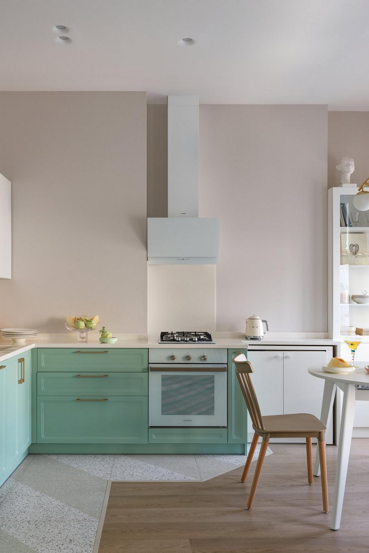 Fiatal doktornő otthona finom, tavaszt idéző enteriőrrel, 59 m2