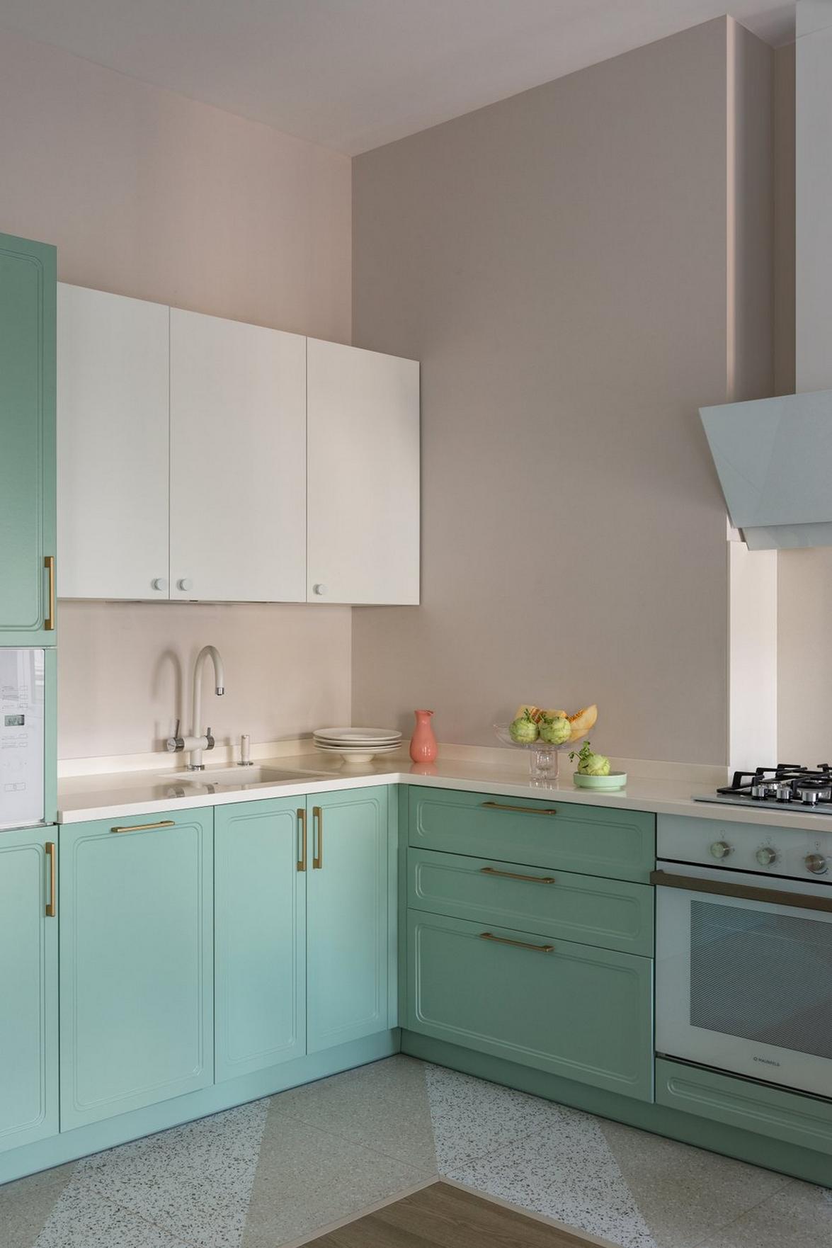 Fiatal doktornő otthona finom, tavaszt idéző enteriőrrel, 59 m2