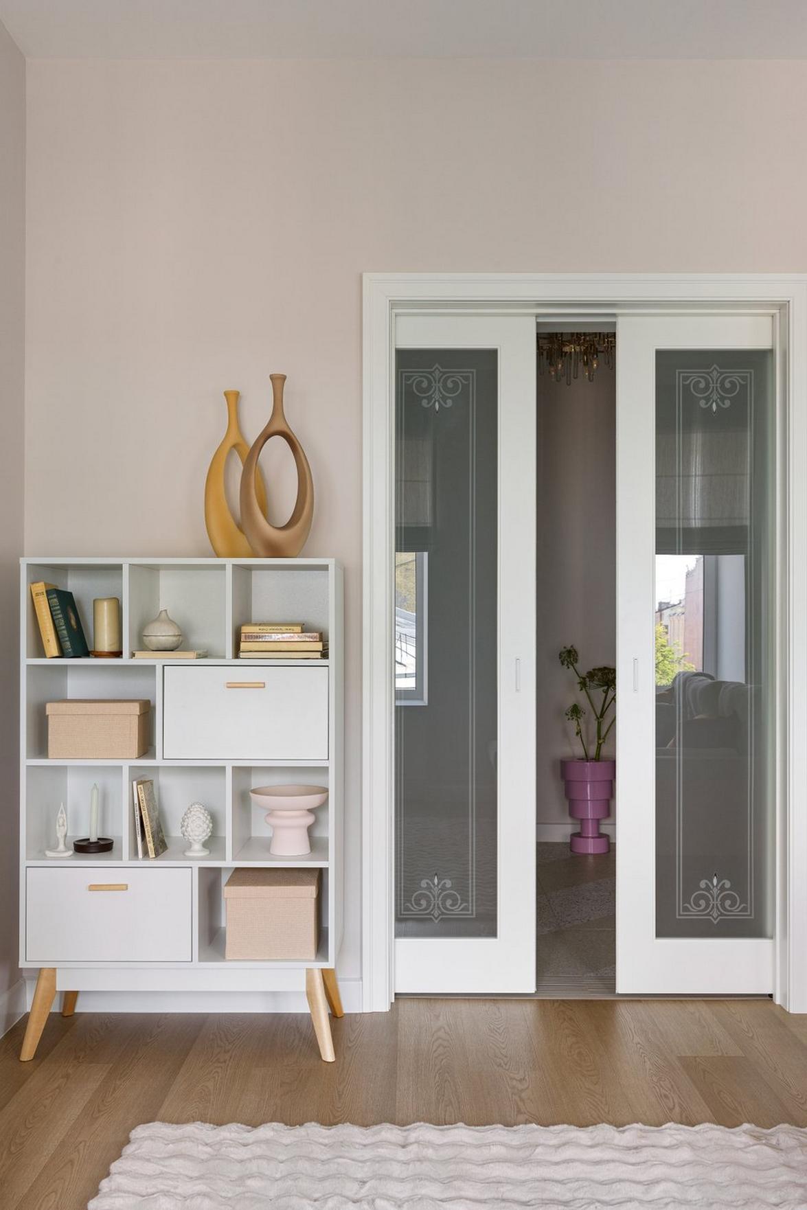 Fiatal doktornő otthona finom, tavaszt idéző enteriőrrel, 59 m2