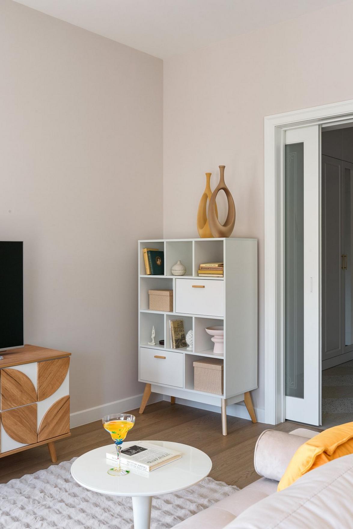 Fiatal doktornő otthona finom, tavaszt idéző enteriőrrel, 59 m2