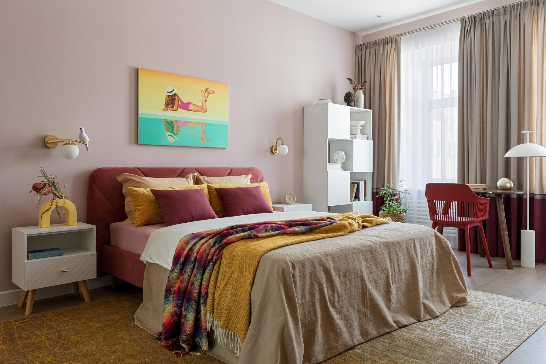 Fiatal doktornő otthona finom, tavaszt idéző enteriőrrel, 59 m2