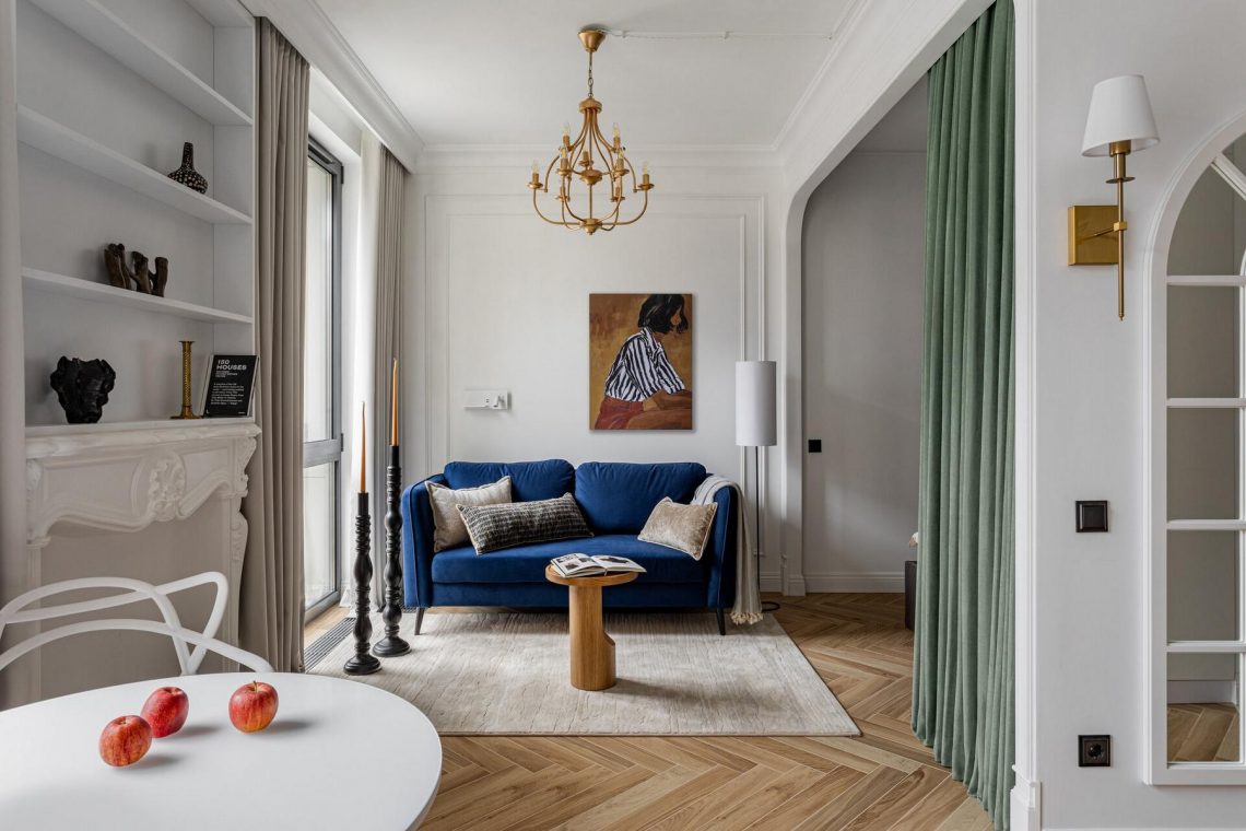 Fiatal lány párizsi hangulattal berendezett kislakása, 37 m2