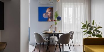 Fiatal pár modern, városi hangulatú új lakása lakóparkban, 80 m2