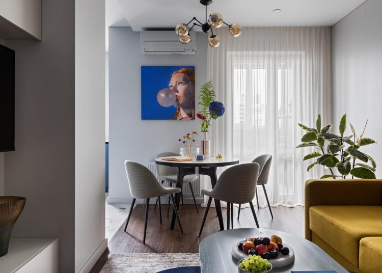 Fiatal pár modern, városi hangulatú új lakása lakóparkban, 80 m2