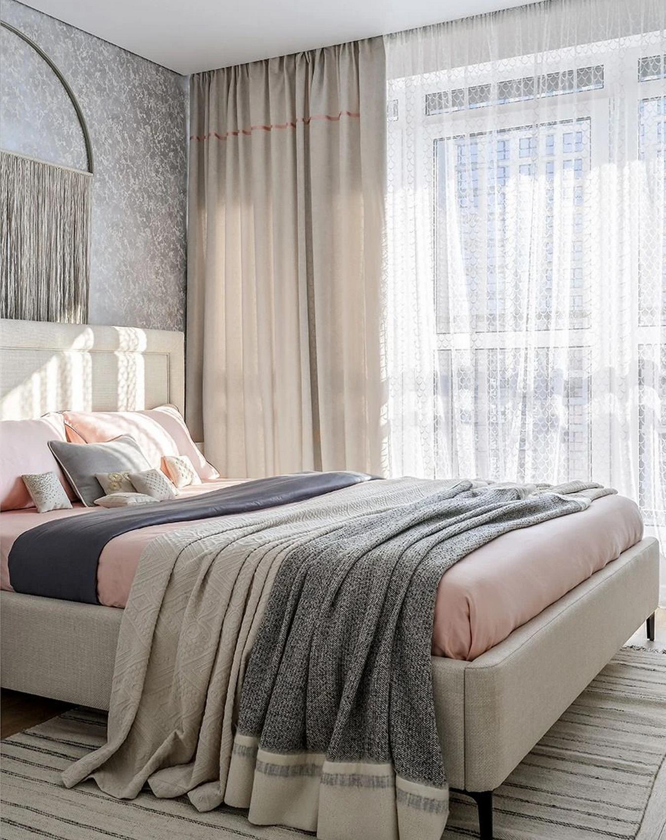 Finom púderes színek díszítik a fiatal pár új otthonát, 61m2-es lakás