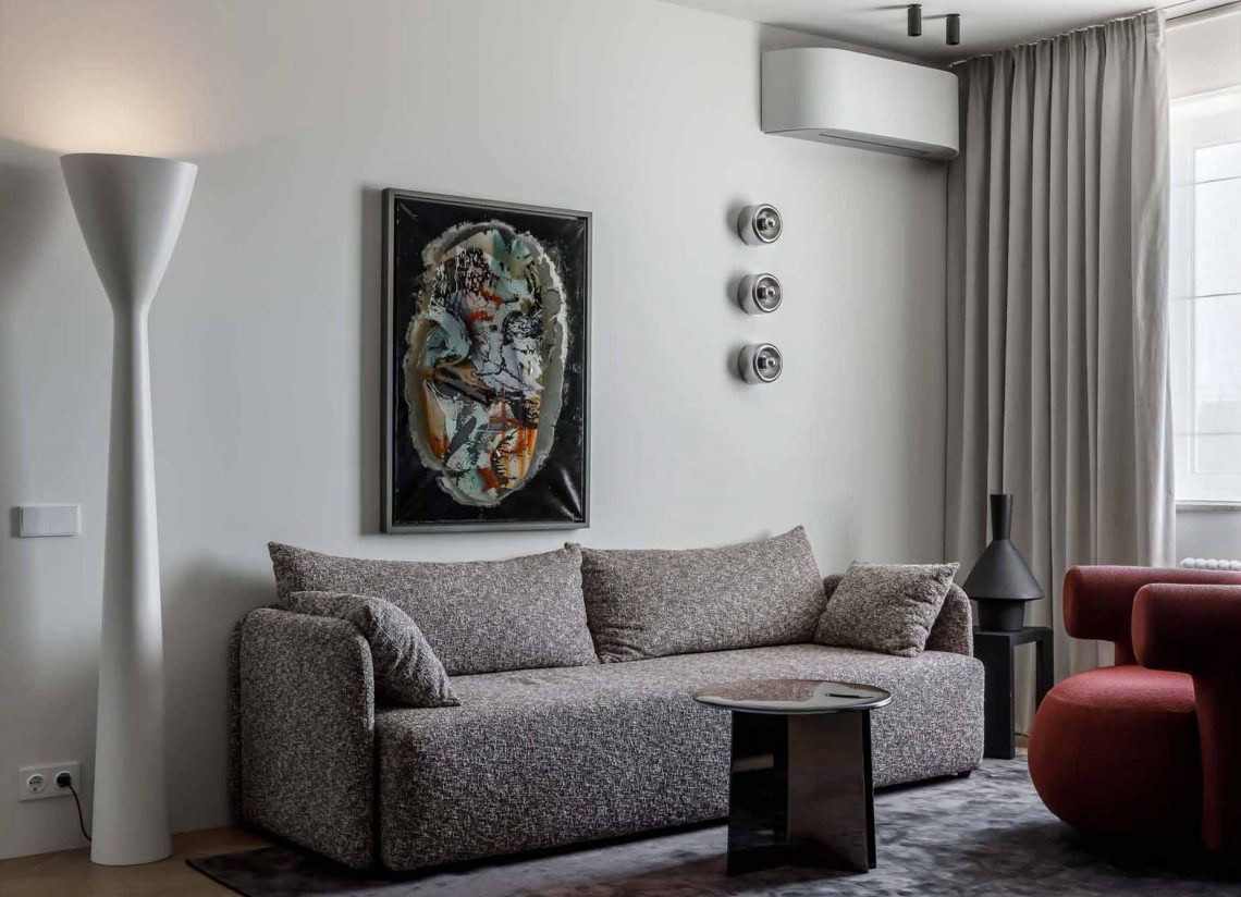 Fiuknak rendezte be a házaspár komoly, visszafogott hangulattal az 51 m2-es lakást