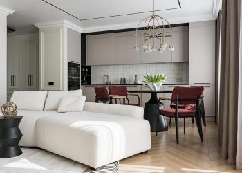 Friss házasok igényesen felújított 61 m2-es lakása franciás hangulattal