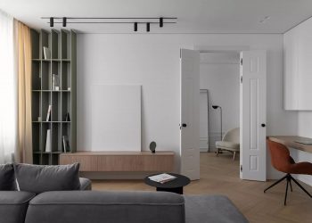 Klasszikus és minimalizmus harmonikus keveréke, 55m2-es lakás