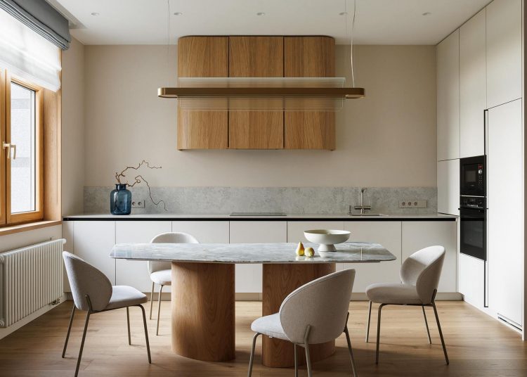 Homok, fa és tengert idéző árnyalatok férfi lakásában