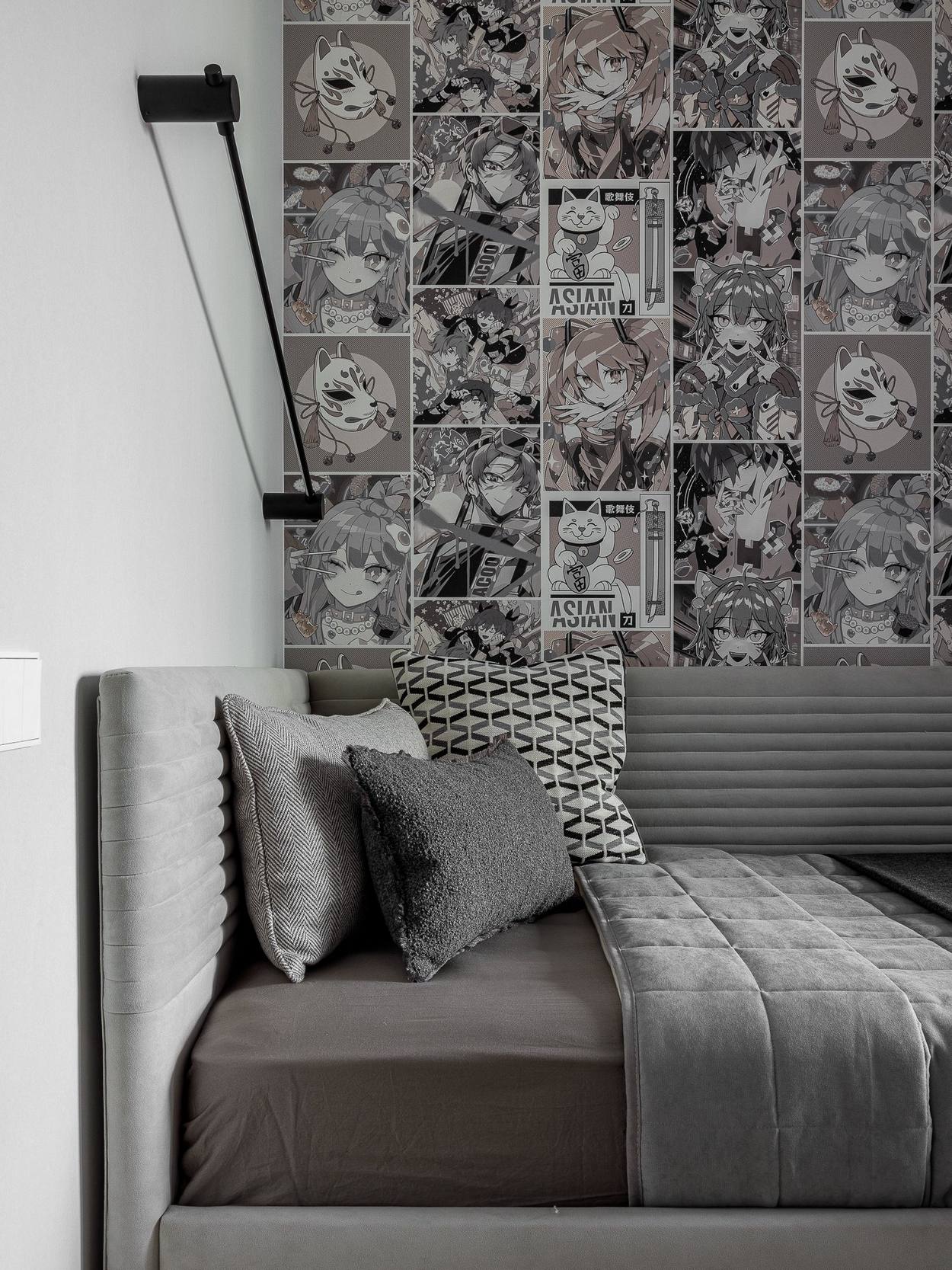 Elegáns, átgondolt, sikkes enteriőr háromszobás lakásban Elegáns, átgondolt, sikkes enteriőr háromszobás lakásban