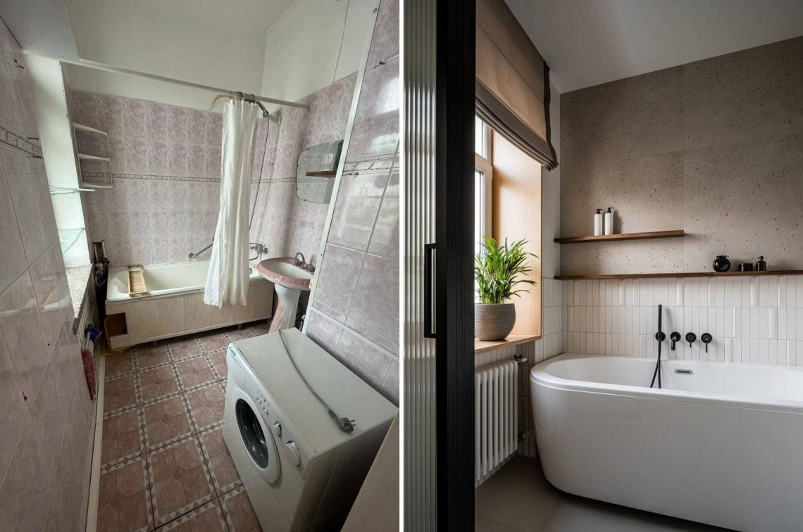 Fürdőszoba felújítás egy régi bérházban