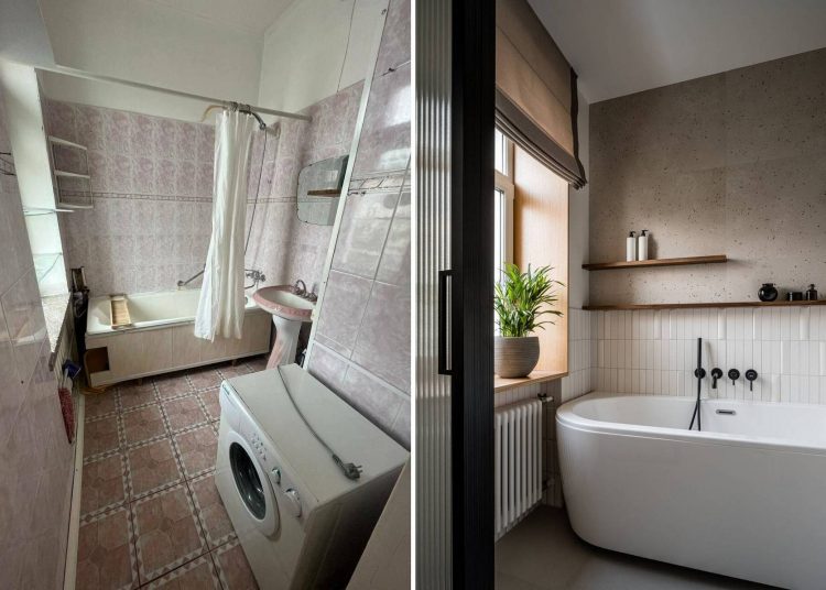 Fürdőszoba felújítás egy régi bérházban