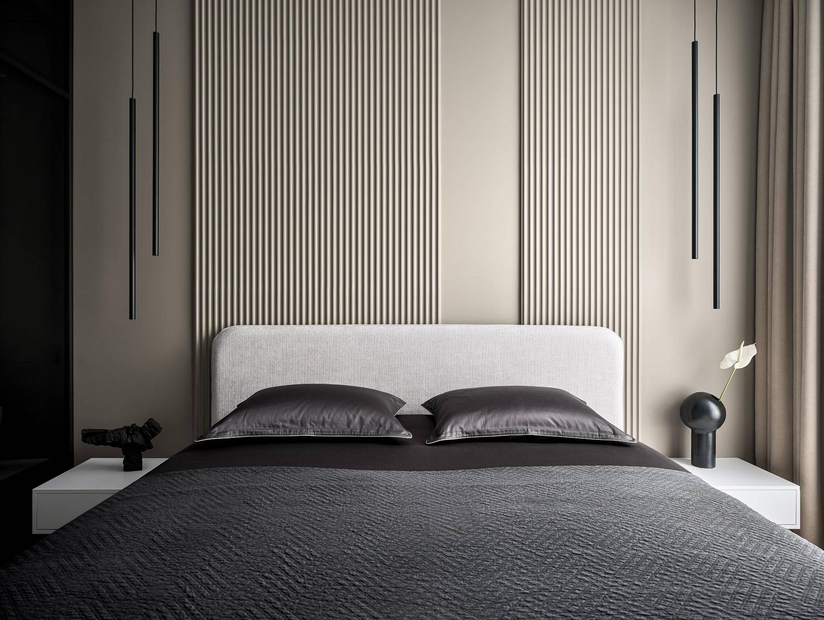 A fiatal gyermekes család modern minimalista stílusban rendezte be új, 79 m²-es lakását A fiatal gyermekes család modern minimalista stílusban rendezte be új, 79 m²-es lakását