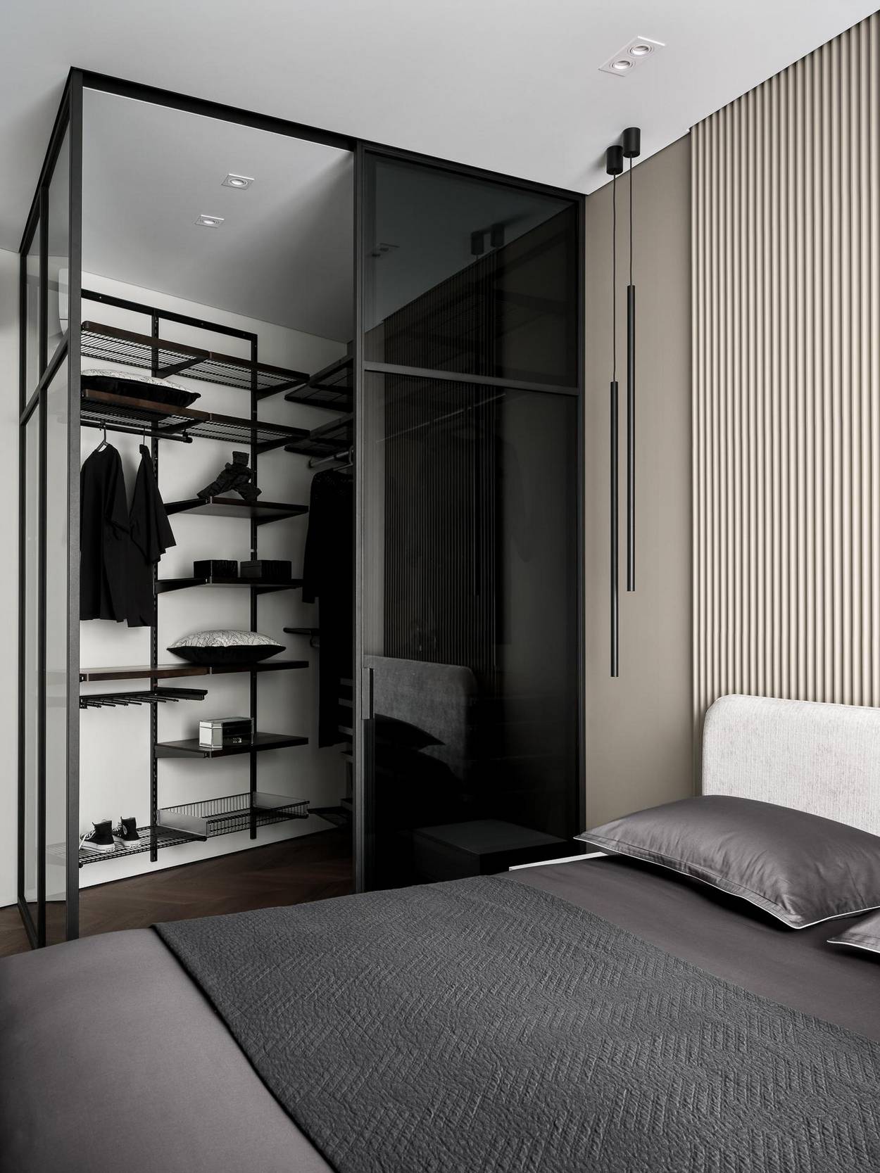 A fiatal gyermekes család modern minimalista stílusban rendezte be új, 79 m²-es lakását A fiatal gyermekes család modern minimalista stílusban rendezte be új, 79 m²-es lakását