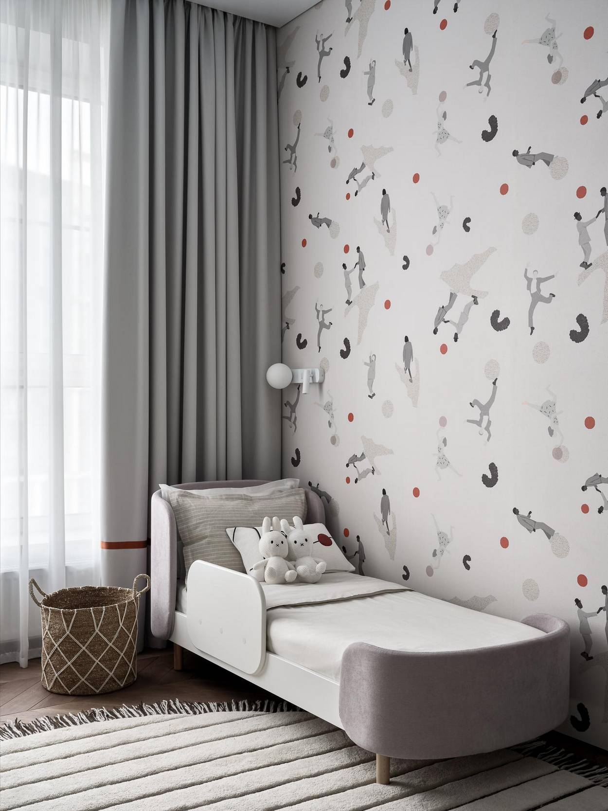 A fiatal gyermekes család modern minimalista stílusban rendezte be új, 79 m²-es lakását