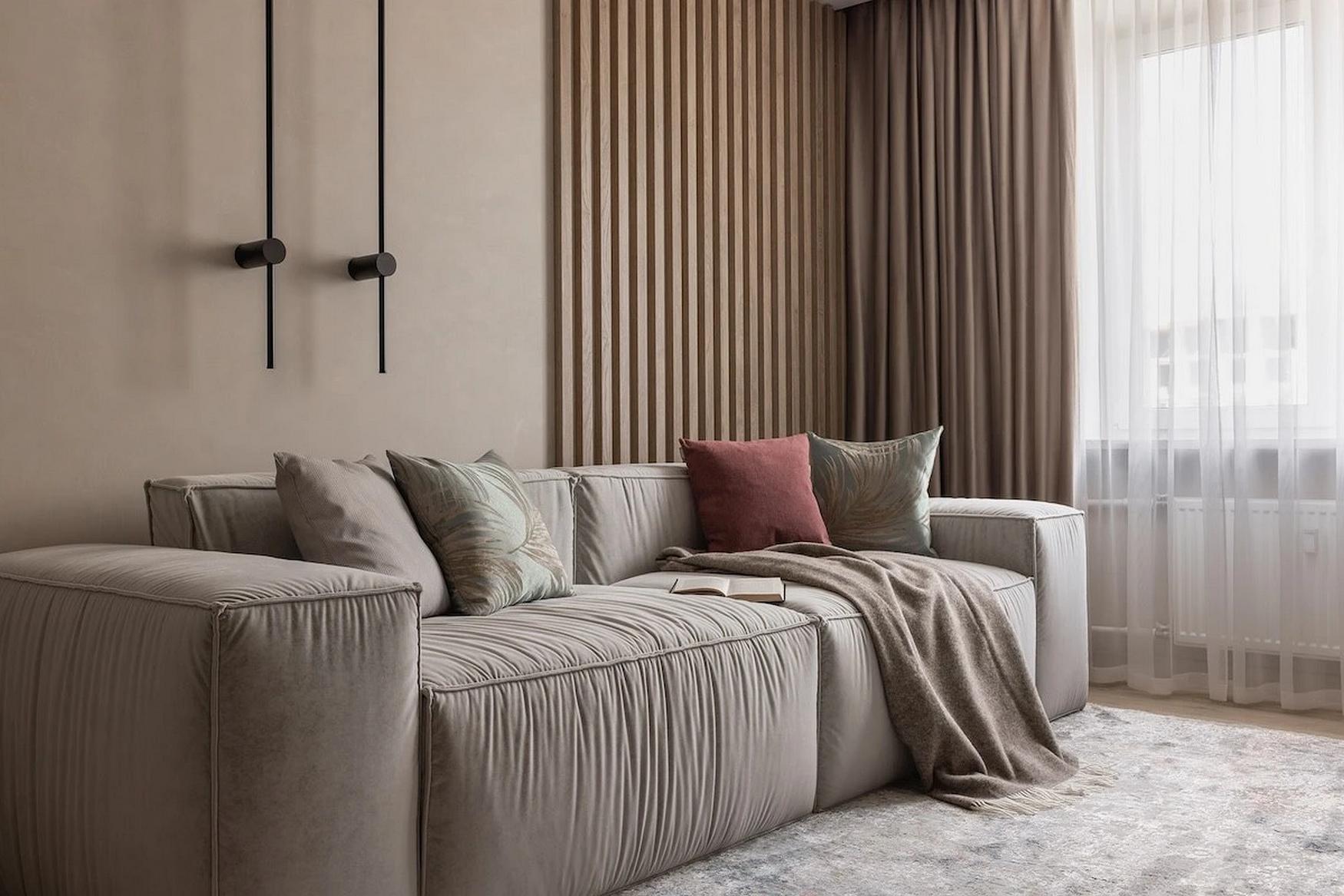 Nyugodt, pasztell dekorációt és 3 külön szoba berendezését kérte a család 75 m2-en Nyugodt, pasztell dekorációt és 3 külön szoba berendezését kérte a család 75 m2-en