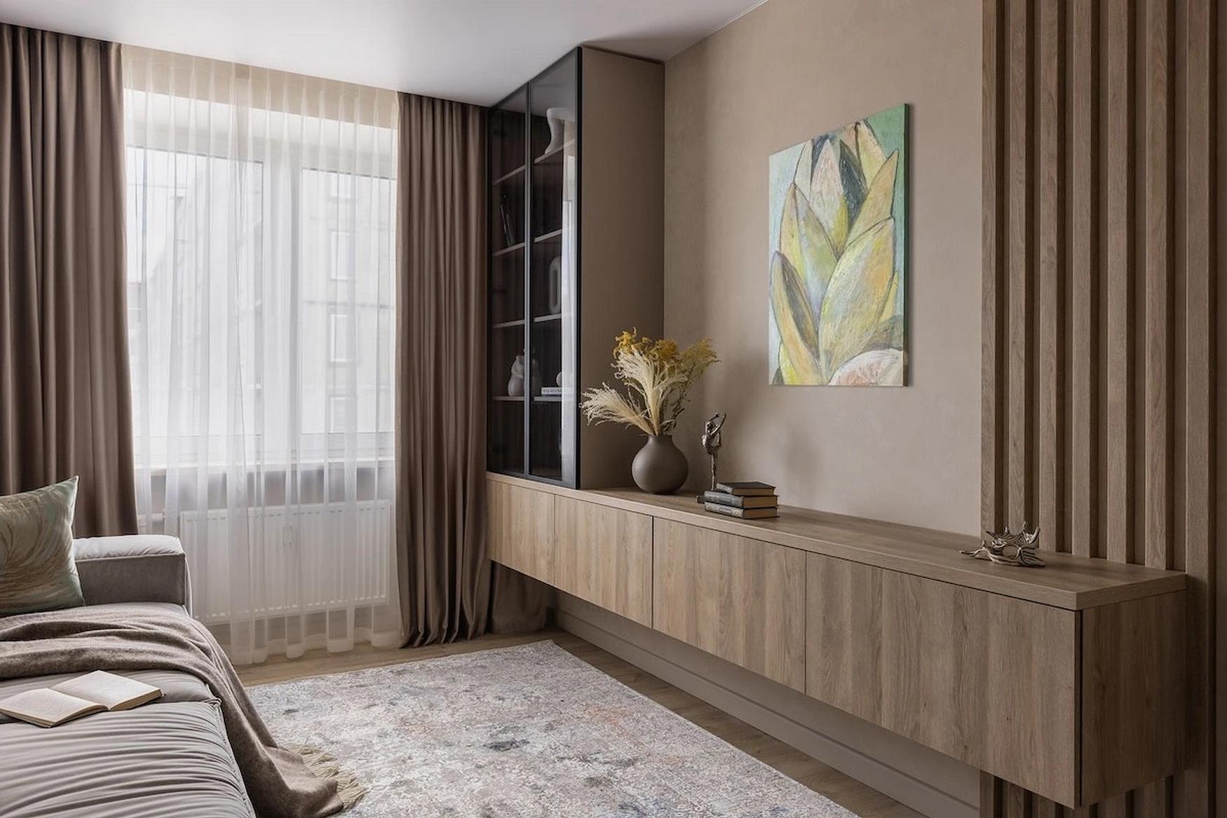 Nyugodt, pasztell dekorációt és 3 külön szoba berendezését kérte a család 75 m2-en Nyugodt, pasztell dekorációt és 3 külön szoba berendezését kérte a család 75 m2-en