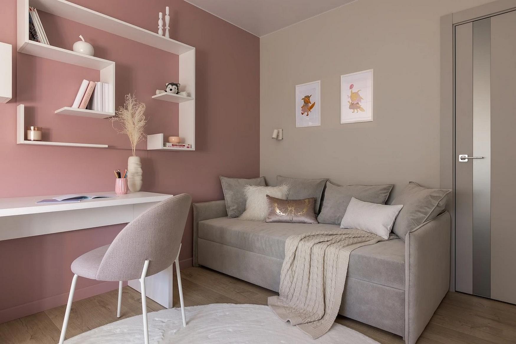 Nyugodt, pasztell dekorációt és 3 külön szoba berendezését kérte a család 75 m2-en Nyugodt, pasztell dekorációt és 3 külön szoba berendezését kérte a család 75 m2-en