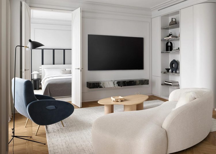 Pihenés, lelassulás és nyugalom: hölgy elegáns városi lakása, 72 m2