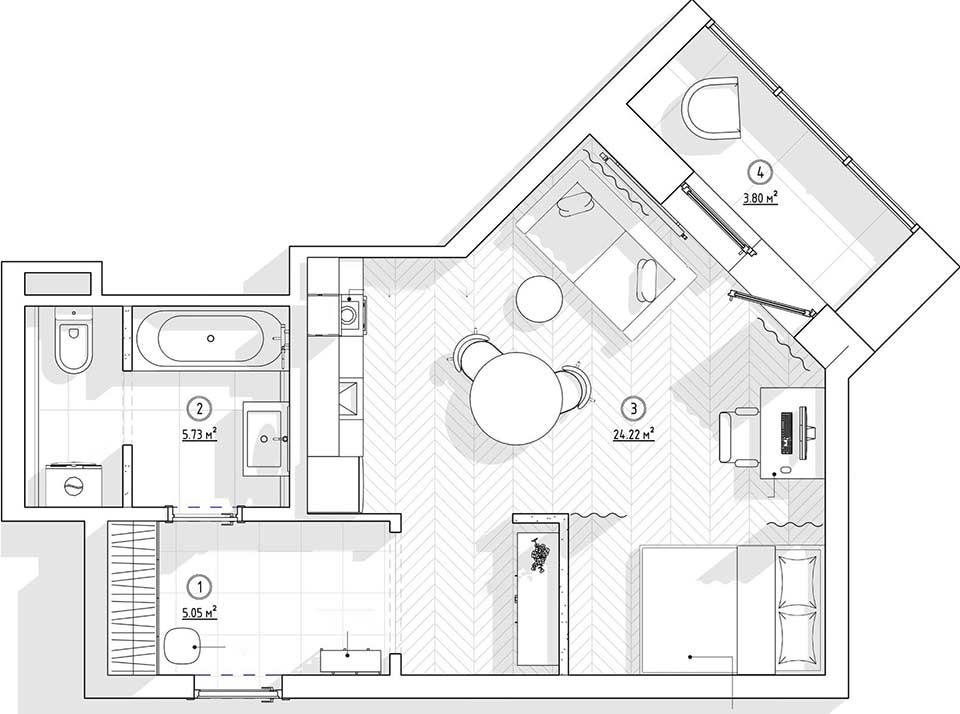 Sok mindenen spóroltak a lakásfelújítás során, így lett mégis mutatós a 40 m2 Sok mindenen spóroltak a lakásfelújítás során, így lett mégis mutatós a 40 m2
