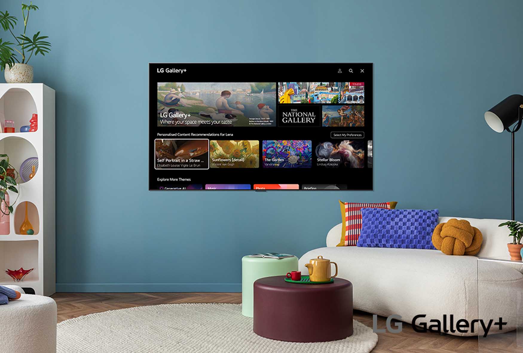 Az LG Gallery+ igazi lakberendezési dizájntárggyá avatja a televíziókat