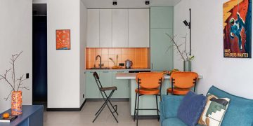 Férfi új lakása, amelyből a színek sem hiányoznak: személyre szabott 40m2-es lakótér