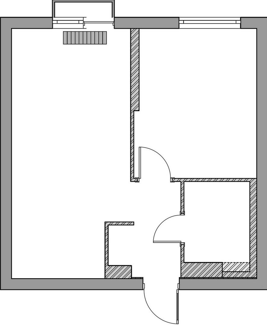Férfi új lakása, amelyből a színek sem hiányoznak: személyre szabott 40m2-es lakótér