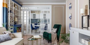 Idős édesanyja lakását rendezte be a férfi: keleti motívumok, életteli enteriőr 66m2-en