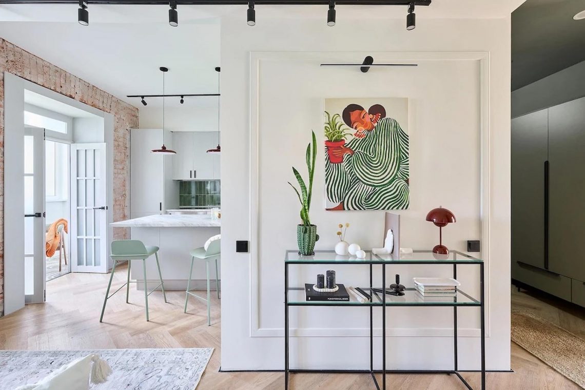 Így lett egy 1930-as évekbeli, lerobbant, 65 nm-es lakásból modern otthon