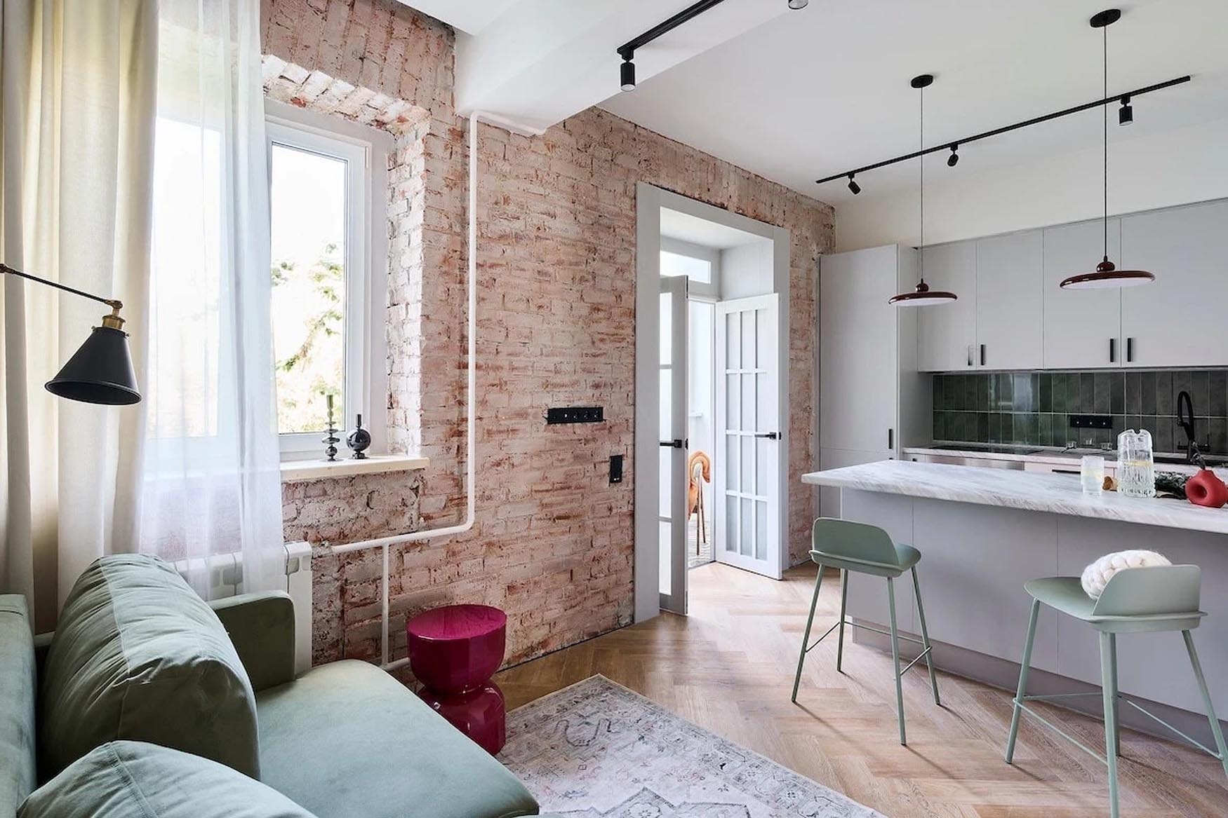 Így lett egy 1930-as évekbeli, lerobbant, 65 nm-es lakásból modern otthon