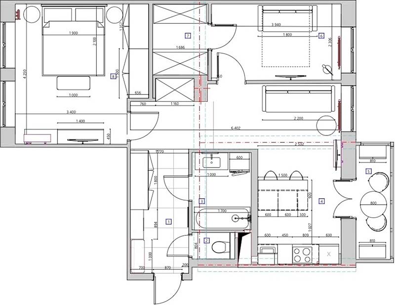 Így lett egy 1930-as évekbeli, lerobbant, 65 nm-es lakásból modern otthon
