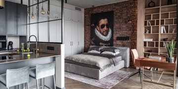 Karakteres loft stílus klasszikus és retro stílusjegyekkel