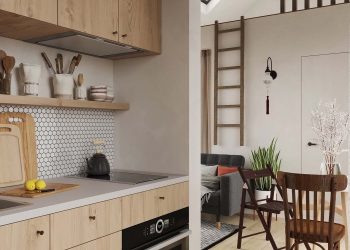 Kertes ház 40m²-en tökéletes felszereltséggel, nagy terasszal? Íme egy stílusos és funkcionális kis otthon