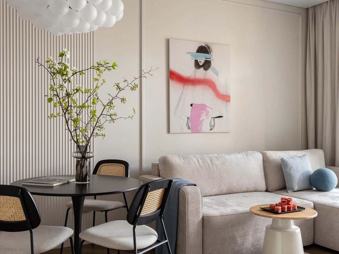 Kevés pénzből kellett egyedi karaktert adni a háromfős család otthonának, 57 m2