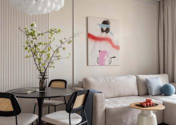 Kevés pénzből kellett egyedi karaktert adni a háromfős család otthonának, 57 m2