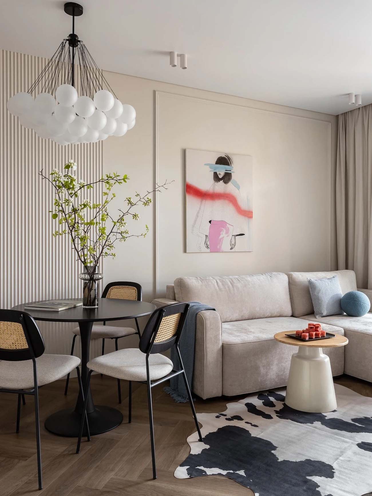 Kevés pénzből kellett egyedi karaktert adni a háromfős család otthonának, 57 m2 Kevés pénzből kellett egyedi karaktert adni a háromfős család otthonának, 57 m2